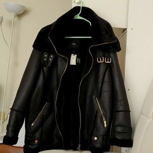 River island faux biker jacket